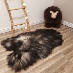Gray Sheepskin Natural Rugs Amazing Sheep Skin Leather Decorative Rug Comfy Area Carpet Throw #64