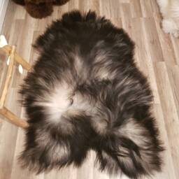 Gray Sheepskin Natural Rugs Amazing Sheep Skin Leather Decorative Rug Comfy Area Carpet Throw #64 - thumbnail 2