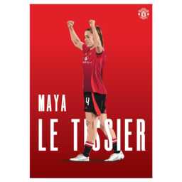 Manchester United Fc Print - Maya Le Tissier 24/25 Illustration Player Poster Football Wall Art - thumbnail 3