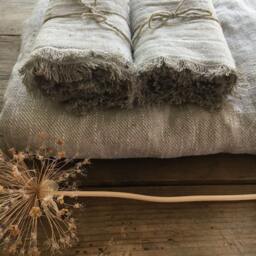 Linen Towels, Set Of Bath Towel With Two Face Towels, Towel Set, Guest Hand Towels Linen, Gift For Her, Mom, Wedding - thumbnail 2