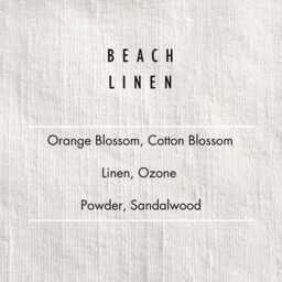 Beach Linen Soy Candle - Fresh Clean Laundry Scent Hand-Poured Coastal Non-Toxic Wax Relaxing Home Gift Idea - thumbnail 2