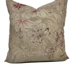 Thibaut Rosalind Beige Grand Palace Cushion Cover Pillow Double Sided High End Home Interior - thumbnail 2