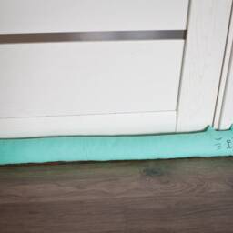 Door Draft Stopper Filled Cat Animal Christmas Extra Long Holiday Red White Solid Blue Primitive Pink Beach Snake Colors - thumbnail 3
