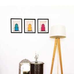 Moroccan Architecure Door Pink, A4 Print, Islamic Art, Home Decor - thumbnail 2