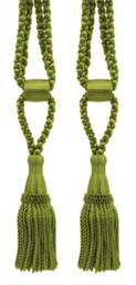 "D??copro Curtain & Drapery Tassel Tieback, Adjustable Cord Length, Length 5 1/2"", Spread 24"