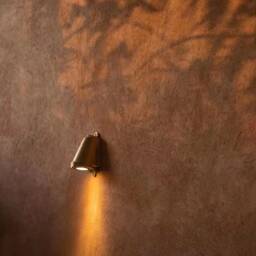 Retro Brass Wall Light, Small Outside Garden Lamp, Decor - thumbnail 3