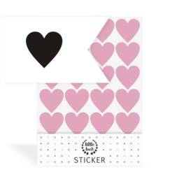 Heart Wall Stickers 3.5 cm - Self-Adhesive Decoration Stickers Wall Decals in Various Colors Children's Room - thumbnail 2