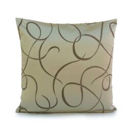 Light Tan Pillow, Throw Pillow Cover, Decorative Cushion Covers, Pillowcase, Accent Toss Decor, Satin Blend - thumbnail 1