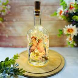 Bird Bottle Lamp, Led Fairy Lights, Novelty Decor, Decorative Light Up , Home Decor - thumbnail 2