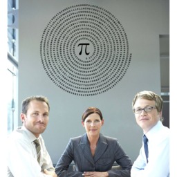 Irrational Number Pi Mathematical Wall Vinyl Pai Decal Sticker - thumbnail 4