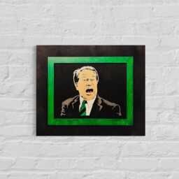 Tom Izzo Art Hand Cut Baltic Birch, Msu Spartans Coach Portrait - thumbnail 1