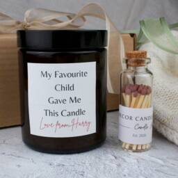 "Funny Father's Day Candle Gift Set " - thumbnail 3