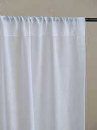 Muna Linen Sheer Curtain, 2 Colors, Airy Breathable Natural Blend Curtain For Bedroom Livingroom, Drapes, 1Pc - thumbnail 1