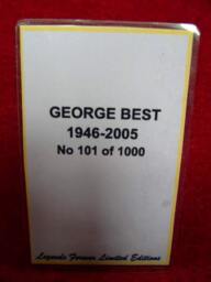 George Best Bronzed Sculpture, Manchester United Memorabilia - Limited Edition - thumbnail 4