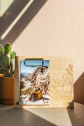 Cactus Garden Wood Picture Frame [Desert Photo Frame, Family Gifts For Her, Desert Frame] - thumbnail 1