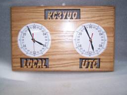 Dual 24 Hour Military Format Call Sign Clocks - thumbnail 1