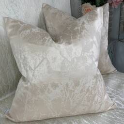 Luxury Marble Cushion Cover, Bespoke Throw Pillow Case For Sofa Bed, Oyster Megan