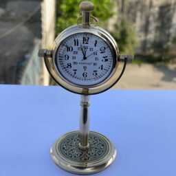 Custom Golden Anniversary Desk Clock - 50Th Wedding Gift For Couples - Parents - thumbnail 2