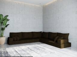 Custom Home Cinema Floor Sofa - Washable Low Couch, 100+ Colors