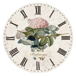 Hydrangea Clock - thumbnail 1