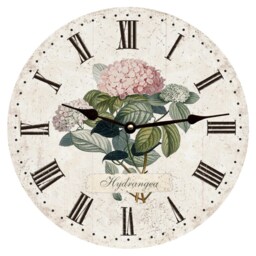 Hydrangea Clock - thumbnail 2