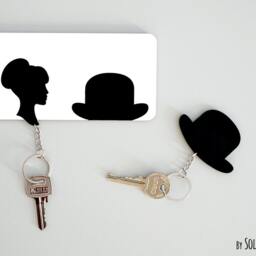 His & Hers Key Holder - Set Of 2 Key Chains - thumbnail 2