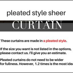 Set Of 2, Pair Pleated Thick Chiffon Curtains White Voile Drapery Window Sheer Curtain Bedroom Custom - thumbnail 4