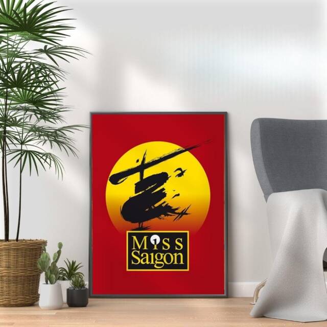 Miss Saigon Musical Poster Broadway Theatre Room Wall Art - image 1