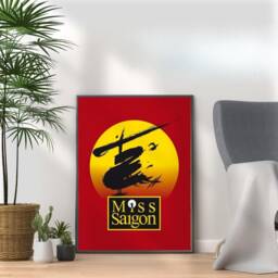 Miss Saigon Musical Poster Broadway Theatre Room Wall Art - thumbnail 1