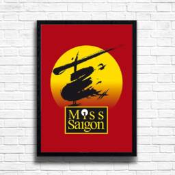 Miss Saigon Musical Poster Broadway Theatre Room Wall Art - thumbnail 3