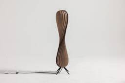 Walnut Floor Lamp - Handmade -standing Light Modern Lighting