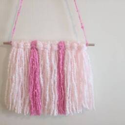 Cotton Candy Yarn Wall Tapestry - thumbnail 3