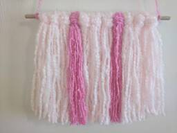 Cotton Candy Yarn Wall Tapestry