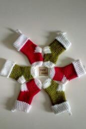 Gift Wrapping Accessories, Diy Gifts, Hanging Christmas Decorations, Christmas Tree Garland, Home Decoration, Crochet Ornament, Christmas Gifts - thumbnail 1