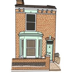 Custom House Portrait Print, First Home, Family Memorable Place - thumbnail 2