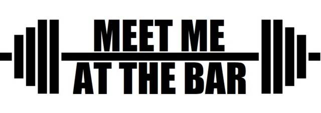 Large 30 Inch The Gym Vinyl Sticker Decals Wall Art Graphic Shop Window Fitness Training Bodybuilding Weights Home Meet Me At Bar