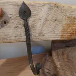 Handmade Upcycled Coat Hanger Rustic Wall Decoration - thumbnail 4