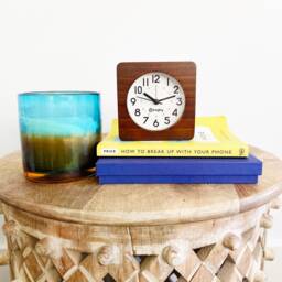 Quiet Alarm Clock Silent Wooden, Clock, Snooze Function, Large Face. Numbered Dial, Night Light, Gentle Sound, Traditional - thumbnail 3
