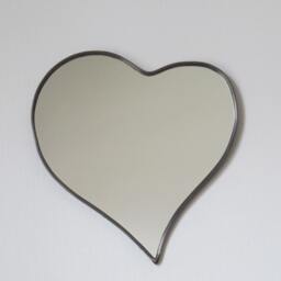 Heart Mirror No. 2/Handmade Wall Valentines Day C??ur Miroir Shaped Hanging Decor - thumbnail 2