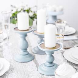 1 White Pillar Candles Christmas New Year Happy Birthday Hen Party Bachelorette Engaged Bridal Wedding Decorations Baby Girl Gift Advent - thumbnail 2