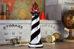 st Augustine Lighthouse, New Home Ornament, Handmade Ceramic, Miniature Tealight Candle Holder, Beach House Decor, Marine Gifts