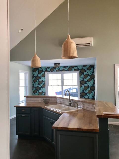 "Handwoven Rattan Basket Pendant Light, Rustic Island Lighting - W11"" X H15.7" - image 1