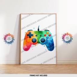 Set Of 3 Gaming Posters - Gamer Wall Art - Teen Room Prints Boys Bedroom Decor Video Game Print Kids Artwork Gift For Boy Gifts - thumbnail 3