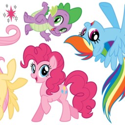 My Little Pony - Wall Sticker Set Decal Art Vinyl Mural Kids Gift Bedroom - thumbnail 2