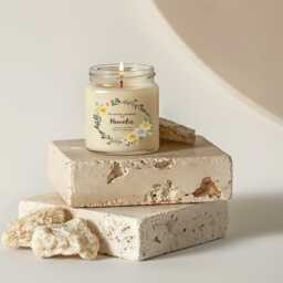 Loving Memory Candle - in Forever Our Hearts Sorry For Your Loss -Sympathy Candle- With Sympathy - thumbnail 2