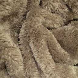 Light Brown Shearling Faux Fur Throw, With A Soft Faux-Suede Lining - thumbnail 2