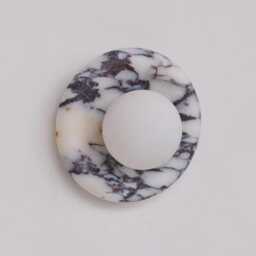 Calacatta Viola Marble Wall Sconce, Modern Minimalist Handmade Lamp, Marlowe Juno 20 - thumbnail 3