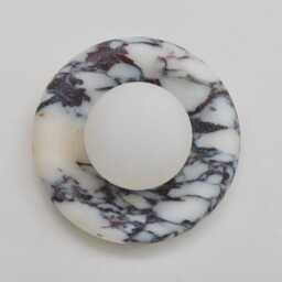 Marlowe Juno Calacatta Viola 20, Marble Wall Sconce, Modern Minimalist Handmade Lamp - thumbnail 3