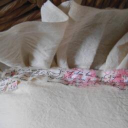 Free Shipping Paris Postcard Carte Postale Ruffle Pillow & Insert - 1222 - thumbnail 4