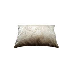 Lumbar Throw Pillow Ivory & Gold Silk Brocade Rubelli Fabric Dorian Gray Pattern Cushion Cover - Made in Italy - thumbnail 2